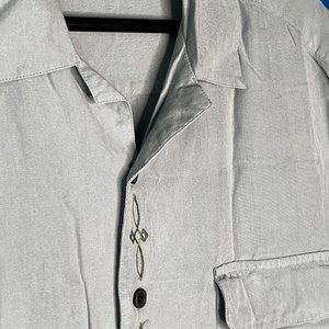 Axist Silk Shirt Men's Large